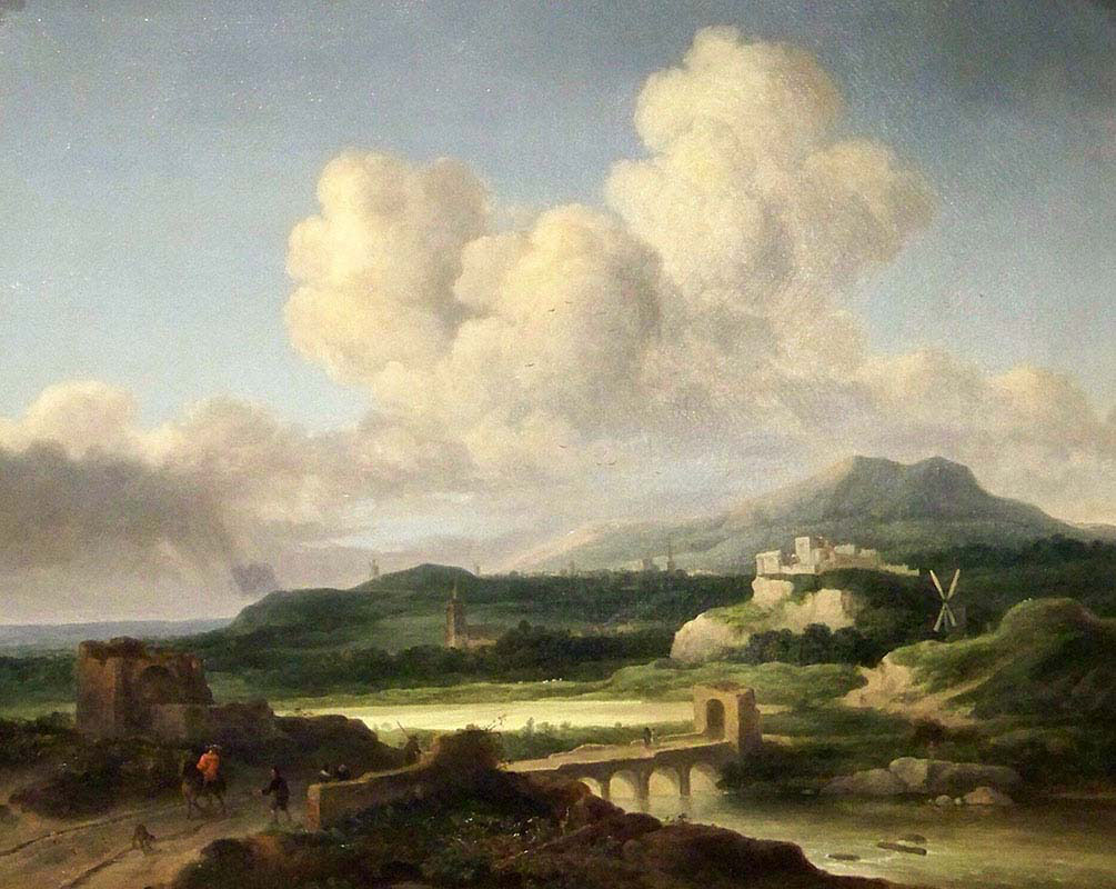 Landscape after Ruisdael
